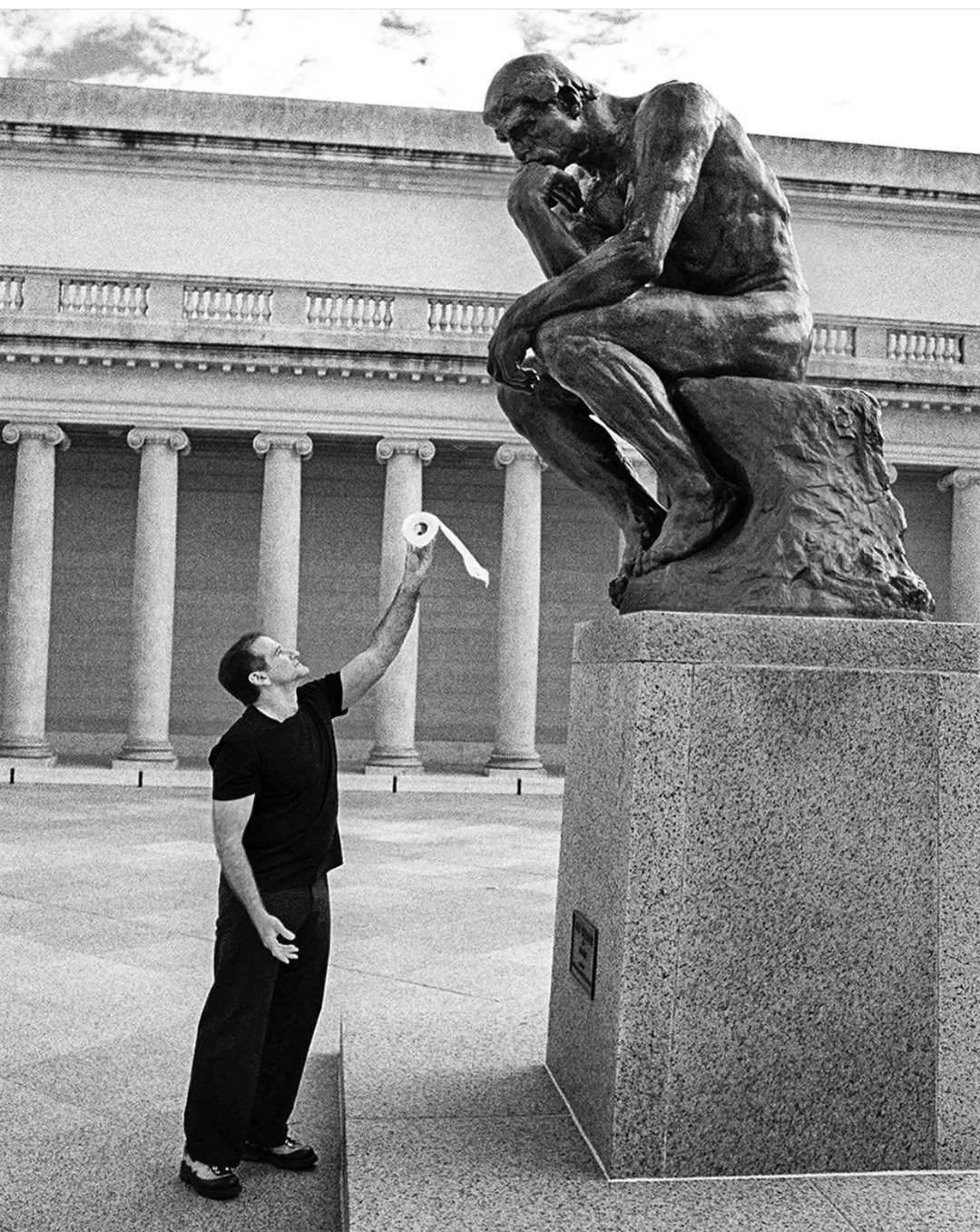 Robin Williams and the thinker